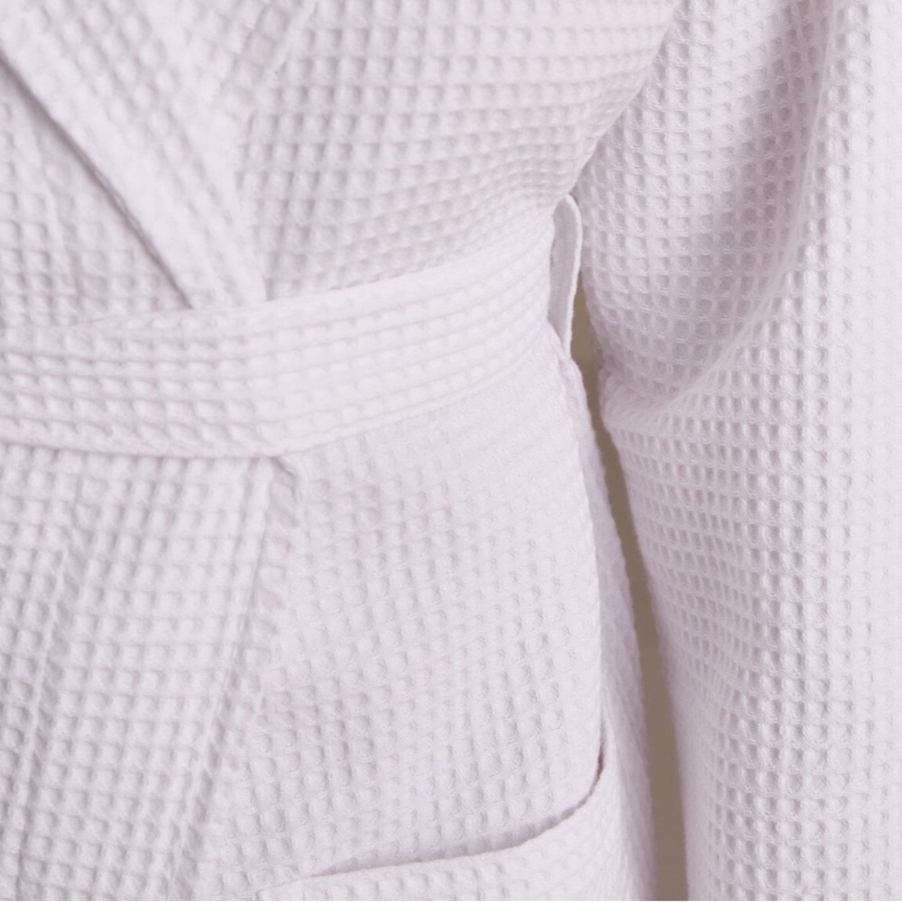 NWOT Frette Waffle Bath Robe - Picture 6 of 7